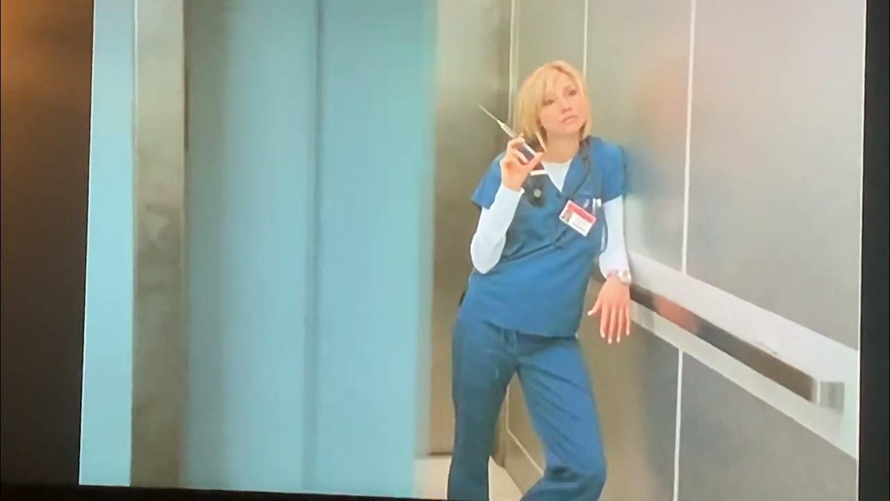 Scrubs Elliott Put JD asleep in lift YouTube