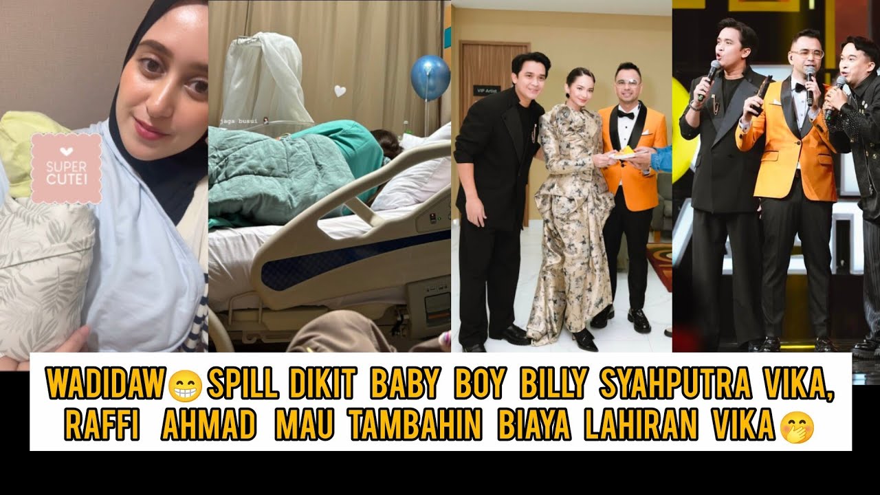 Wadidaw😁spill dikit baby boy Billy syahputra Vika, katanya a raffi mau bayarin biayalahiran anak🤭