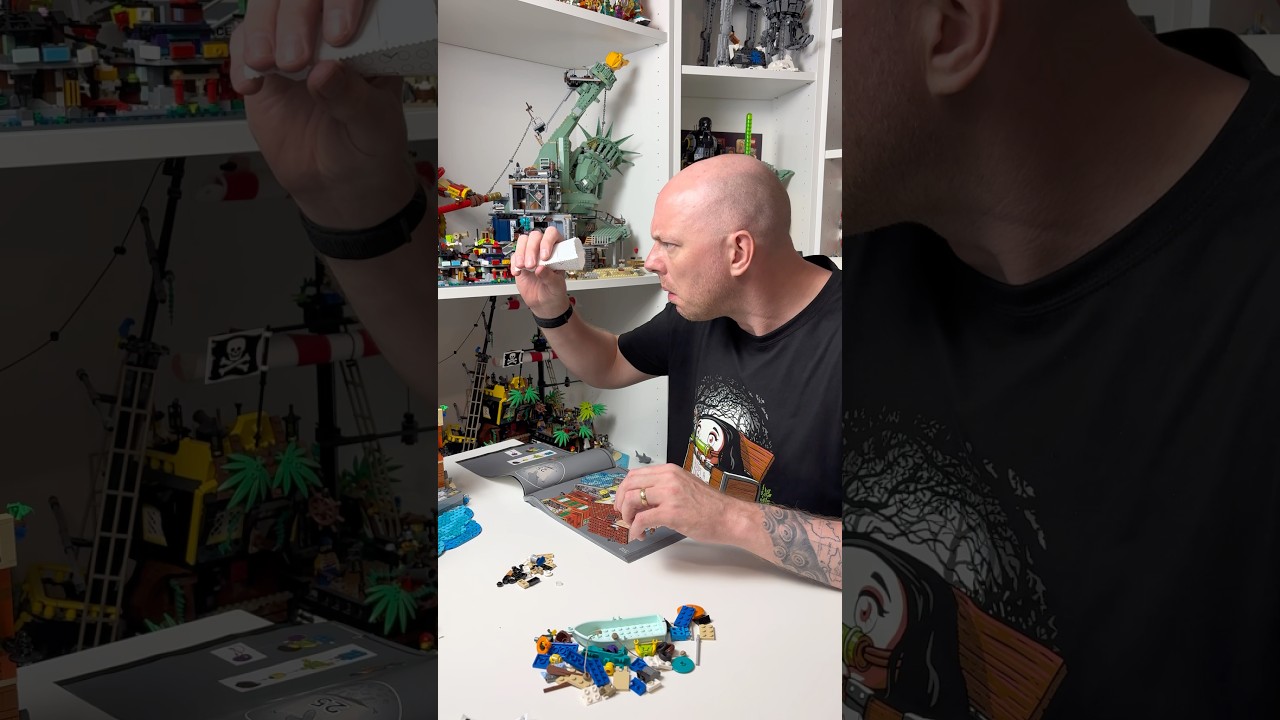 LEGO pieces always get stuck in these small paper bags! 😭😬 