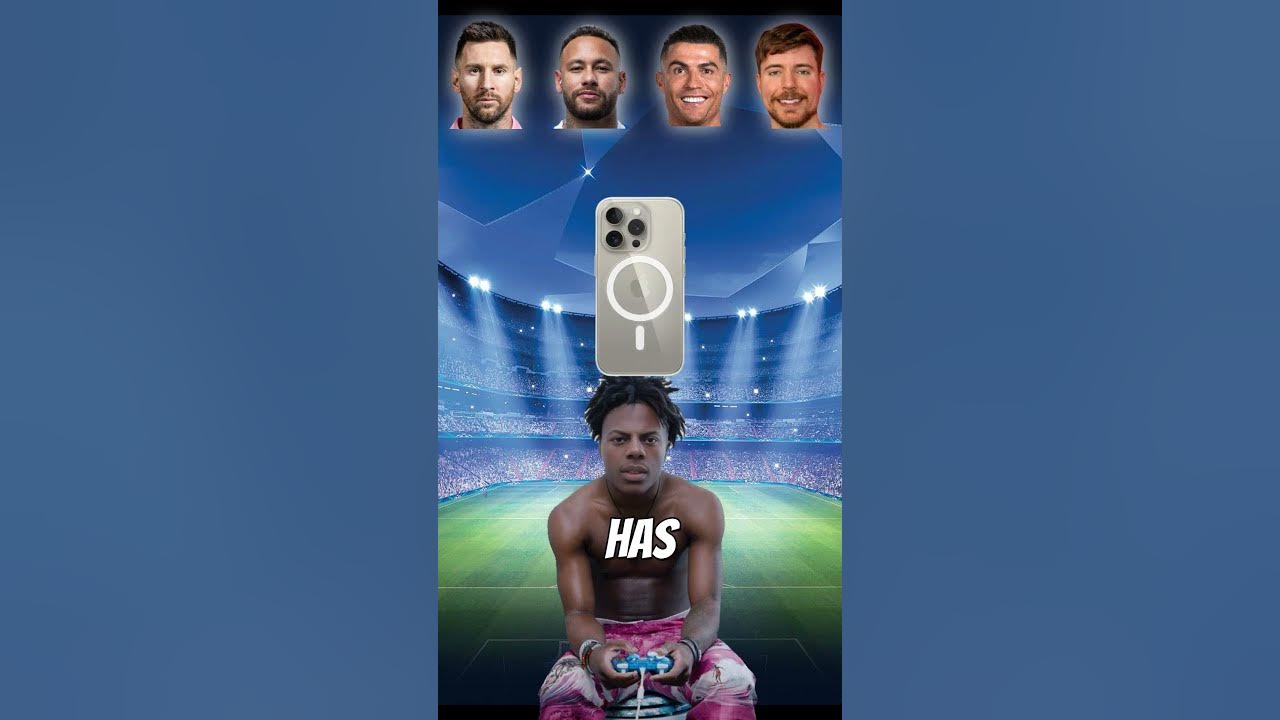Messi, Neymar, Ronaldo, Mr Beast... Who is the GOAT?🤔🏆 #messi #ronaldo #mrbeast #neymar #ishowspeed