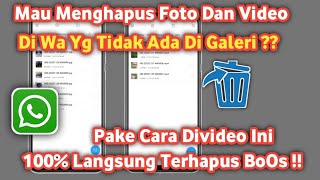 Download Lagu Cara menghapus Foto di Wa yang tidak ada di galeri | Menghapus foto di wa MP3