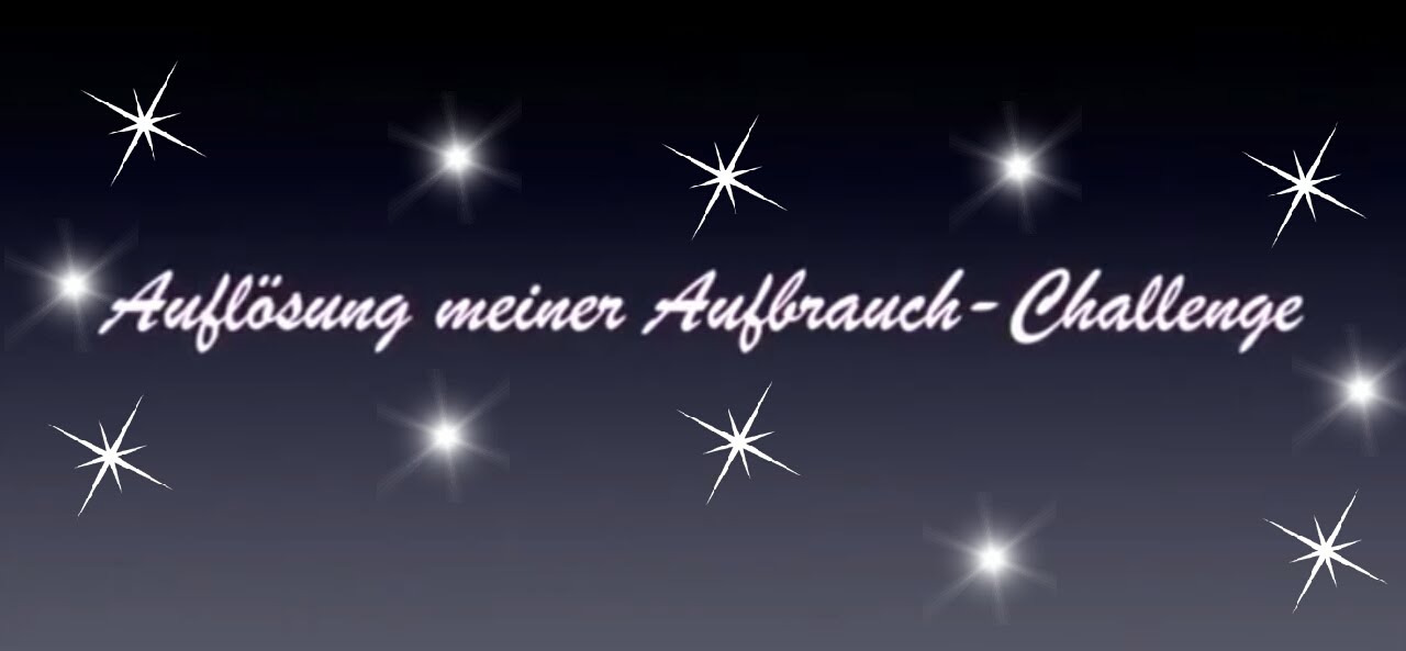 Auflösung der Aufbrauch-Challenge/Muddi vs. Kosmetik- Wer hat gewonnen?