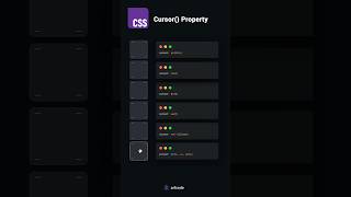 CSS cursor Property 👍