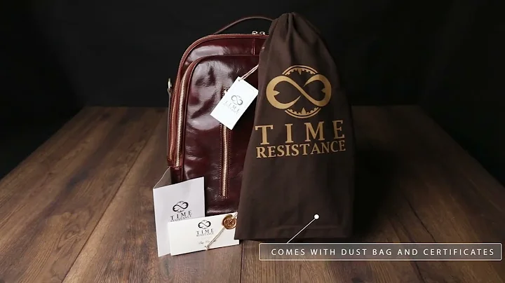 Full-Grain Leather Backpack Laptop Bag - The Overstory  | Time Resistance Official Video