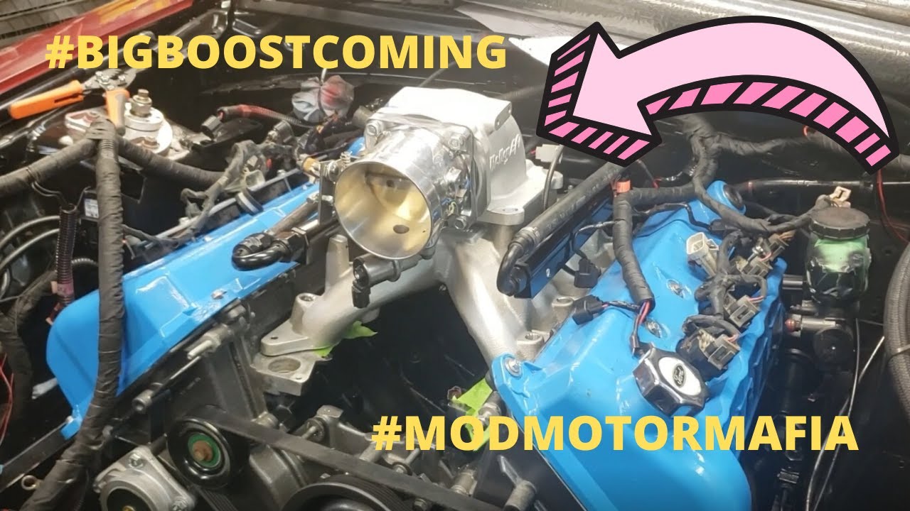 Twin Turbo Mod Motor TH400 Swap Installed In Mustang. Drag Strip Open ...