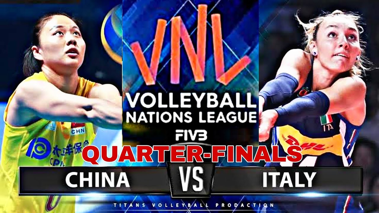 CHINA VS ITALY Live Score Update Today Match VNL 2022 FIVB Volleyball