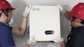 Chint Power CPS SCA5~25KTL T1 3phase on grid PV inverter installation video