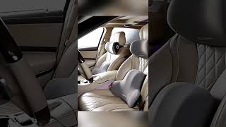 Car Neck Pillow Memory Foam Protective Lumbar Back Support Breathable Car Headrest C