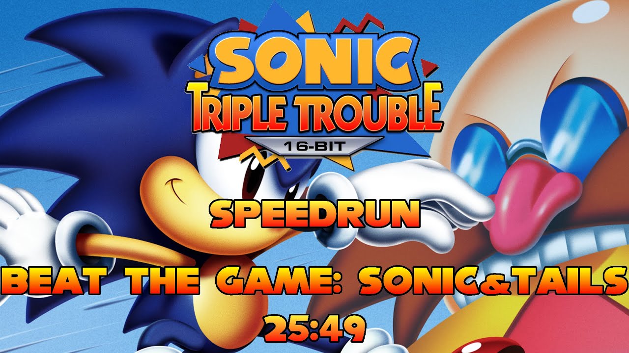 [WR] Sonic Triple Trouble (16-Bit) Speedrun - Beat The Game with Sonic & Tails in 25:49 RTA