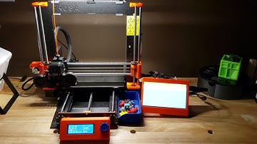 Octopi with TouchUI and Pi 7 on Mk3 Prusa.