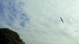 Low Level Thermals: Flying Vladimir&#39;s Model Elf In Light Thermals - 20th Sep 2022 - RC DLG Glider