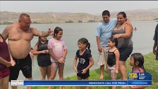 Labor Day Crowds at Hart Park and Lake Ming