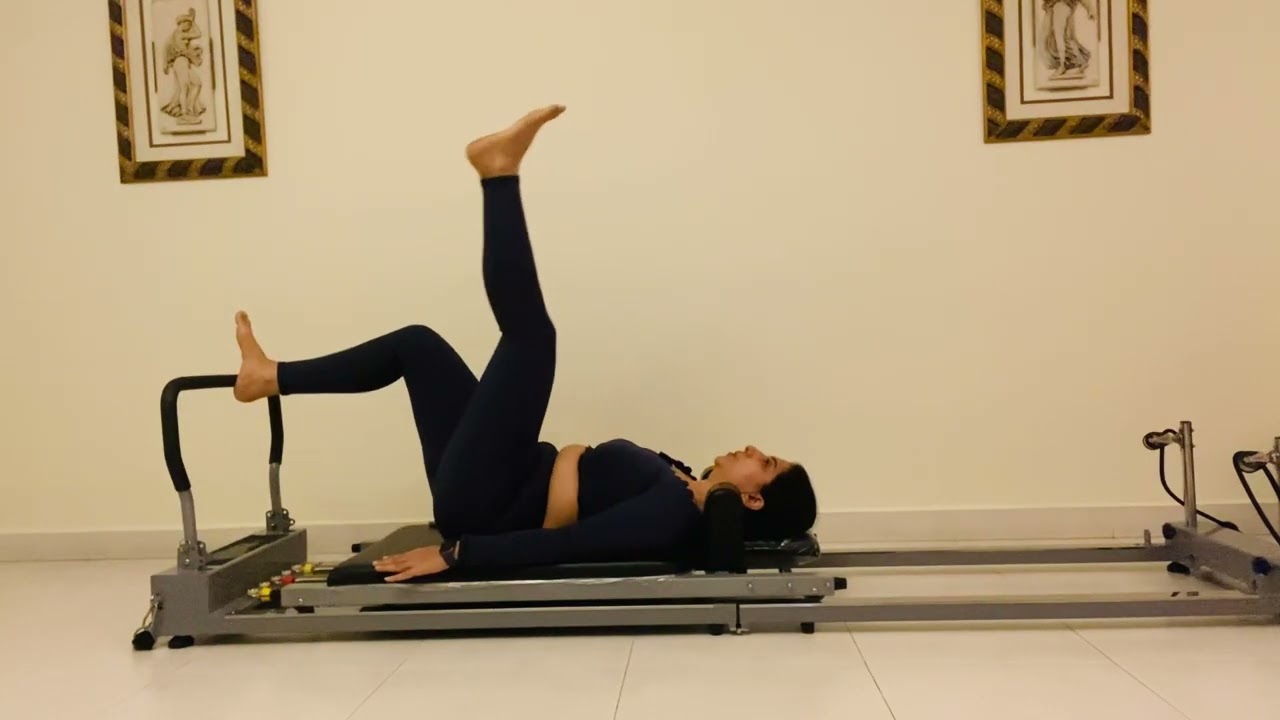 Reformer Pilates: Double Leg Press Variations (Heels, V-Stance, & Toe Taps)
