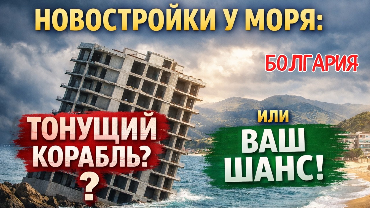 Новостройки у моря в Болгарии тонущий корабль или ваш шанс