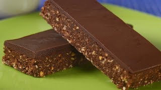 Chocolate Energy Bars Recipe Demonstration - Joyofbaking.com