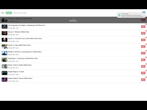 Youtube Converter App Demo | MP3 | MP4