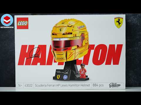 Lego Editions 43022 Scuderia Ferrari Hp Lewis Hamilton Helmet - Lego Speed Build Review