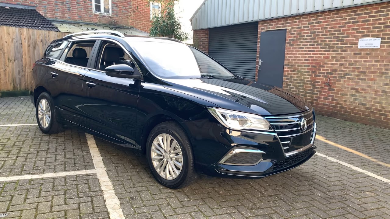 MG5 EV Black - YouTube