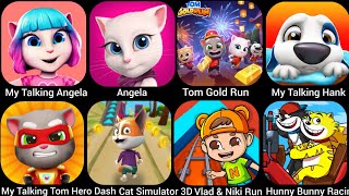 My Talking Angela,Tom Gold Run,Cat Simulator 3D,Tom Hero Dash,Vlad & Niki Run,My Talking Hank... screenshot 2