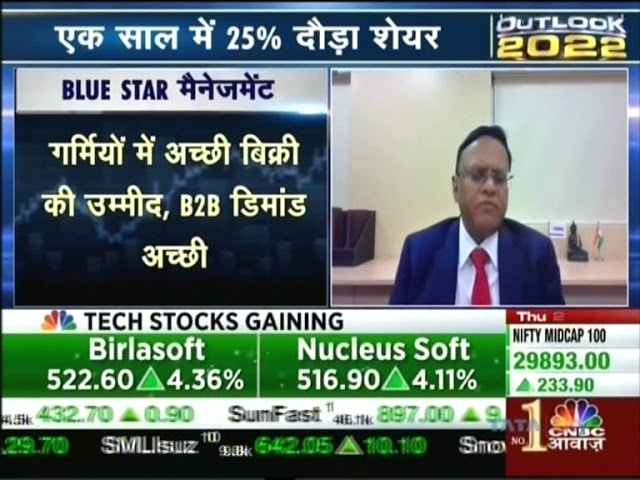B Thiagarajan, MD, Blue Star - CNBC Awaaz - Blue Star's market outlook for 2022