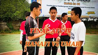 Final Seru Afcal Hidayah Futsal Competeion Iv. Hanafi Vs Umar