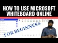 How to Use Microsoft Whiteboard Online [Tutorial for Beginners]