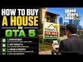 HOW TO BUY A HOUSE IN GTA 5 / VERY BEAUTIFUL HOUS