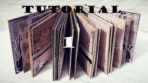 Tutorial 1/4 Haunted House Mini Album Vectoria Designs