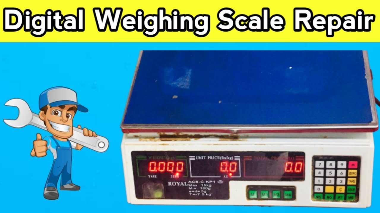 🔧 How to Repair a Digital Weighing Scale 15Kg | Works 100% - YouTube