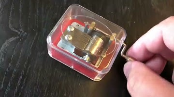 Music Box being Played - 8.2 Sound Waves Lesson 4 Audio Described