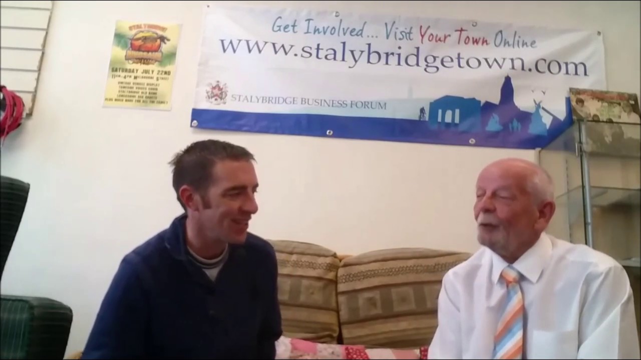 John Fellows from Willow Wood on the Stalybridge Town Sofa