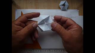 Caleidociclo Qué es y cómo se hace. Caleidocycle. What is it and how is it done.