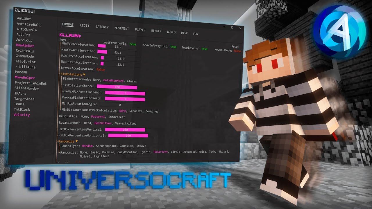 DESTROYING POLAR ANTICHEAT WITH THE BEST CLIENT | AUGUSTUS CLIENT b4.22.0