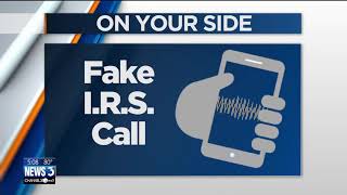 Number of scam calls claiming to be from IRS up significantly