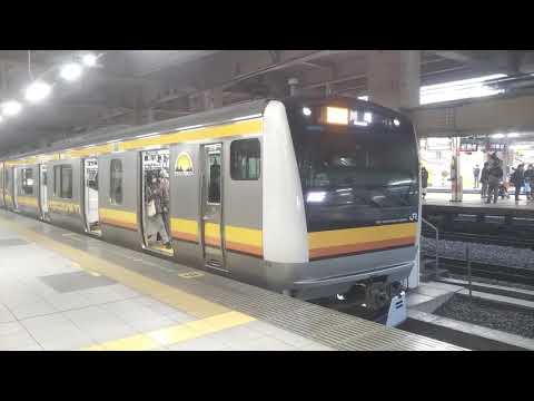 南武線E233系8000番台N22編成立川駅発車