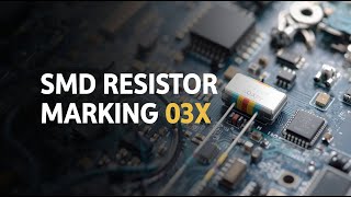 What is this wierd marking on the SMD resistor 03X??