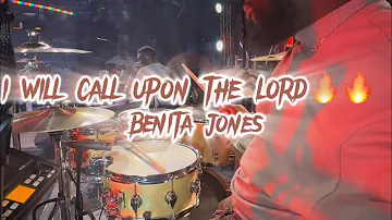 I WILL CALL UPON THE LORD by @BenitaJoneslive drum cover ⛽️🔥