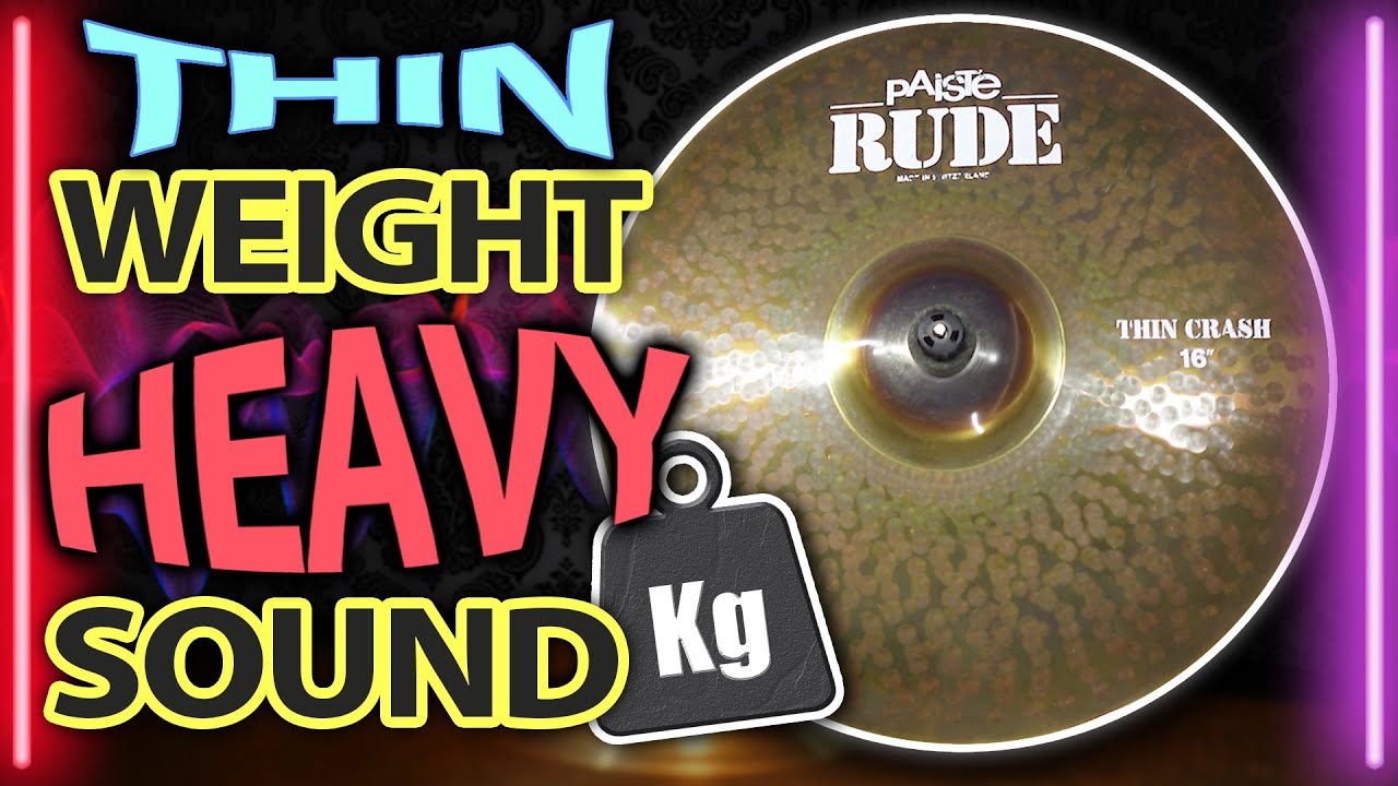 Paiste Rude 16" Thin Crash (1084g)