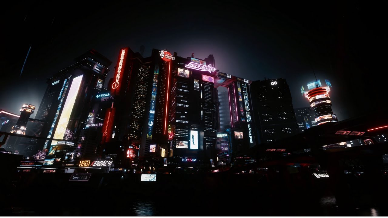 Rainy Night City 🌧️🌃 | 4K Cyberpunk Neon Ambience | 2.5 Hours