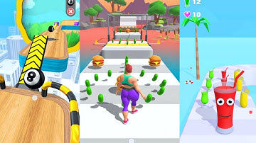 FAT 2 FIT vs JUICE RUN vs GOING BALLS - All level gameplay walkthrough 😘 Mobile Games