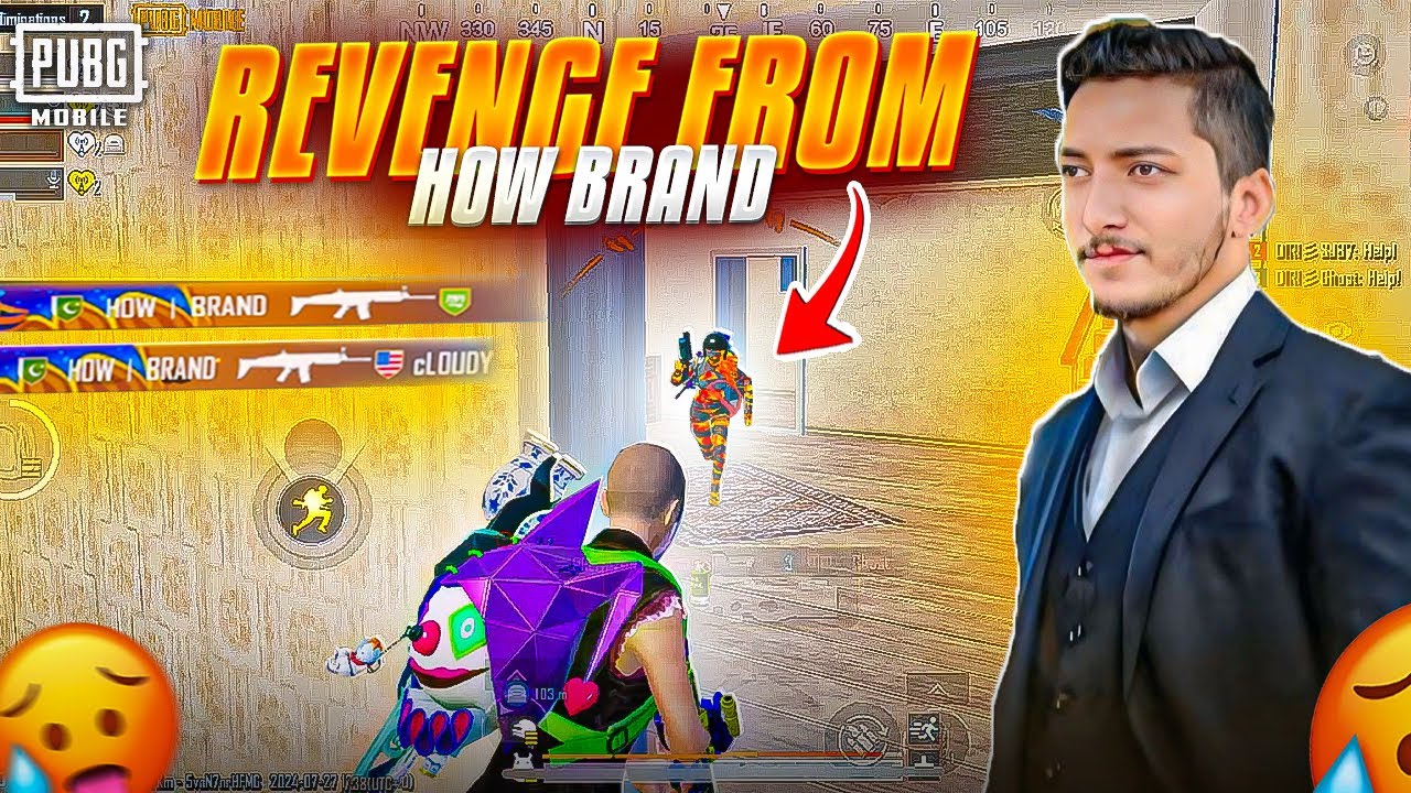 Revenge from How brand  🔥😍 | 1v2 intense fight with How brand ❤️ | PUBG mobile | Diri gaming