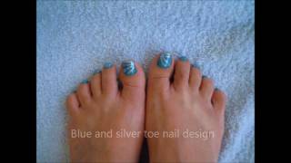 nail toe silver easy