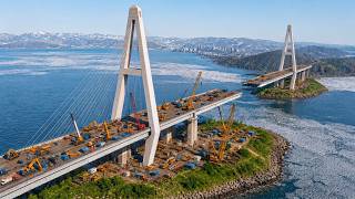 Inside 3,100 Meter Mega Bridge Project That Cost $1 Billion And Changed the Russian Far East Forever