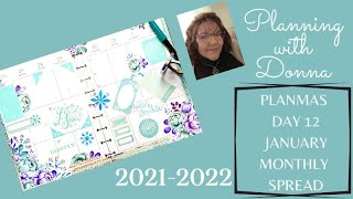 PLANMAS DAY 12 • MONTHLY LAYOUT LET IT SNOW