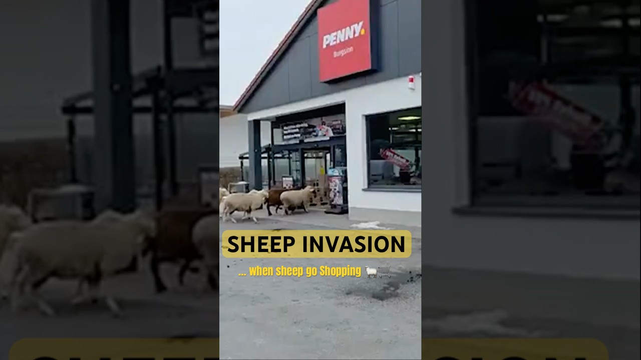Овцы вторгаются в супермаркет в Бургсинне 🐑🛒 | Расширенная версия с неожиданной реакцией Пенни 🫶