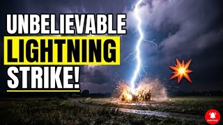 Insane Lightning Storm You Have to See ⚡ #thunderstorm #heavyrain