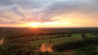 Sunset over Springfield.