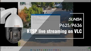 How to play the RTSP live streaming on VLC for SUNBA Performance series camera screenshot 5