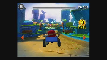 Angry Birds Go! Rocky Road Track 2- Fruit Splat 1 [Gameplay Walkthrough]