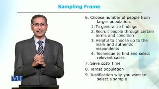 Sampling Frame | Qualitative Research Methods | SOC609_Topic103